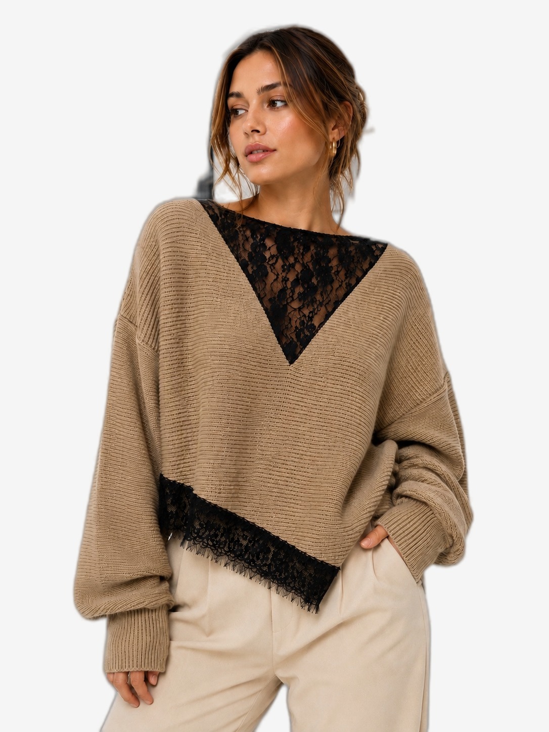 SWETER LENCERO