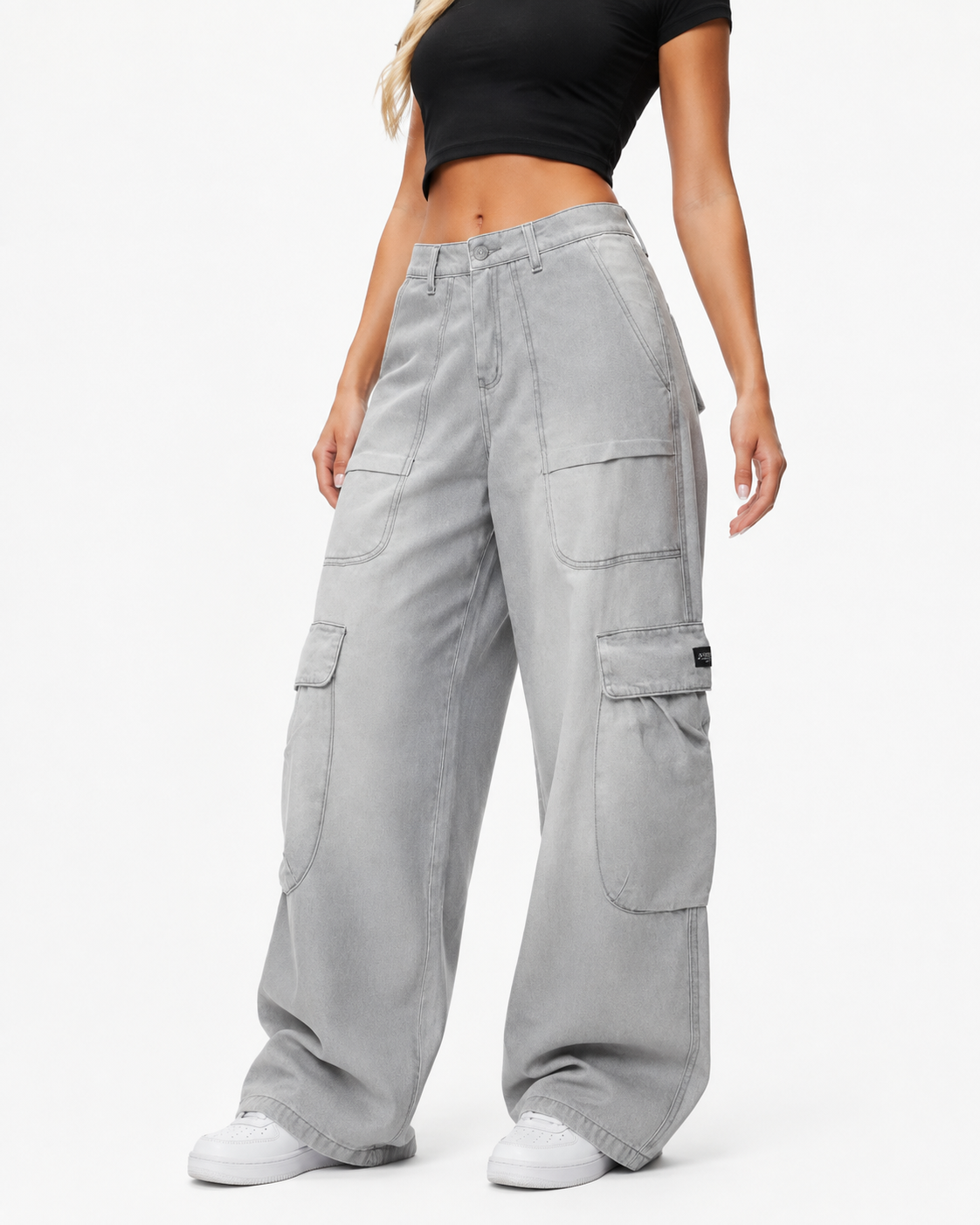 JEAN SUPER CARGO GASTADO