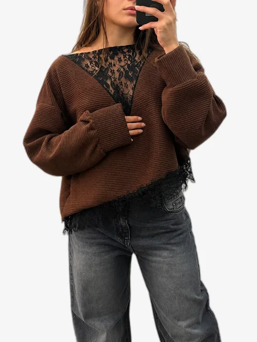 SWETER LENCERO