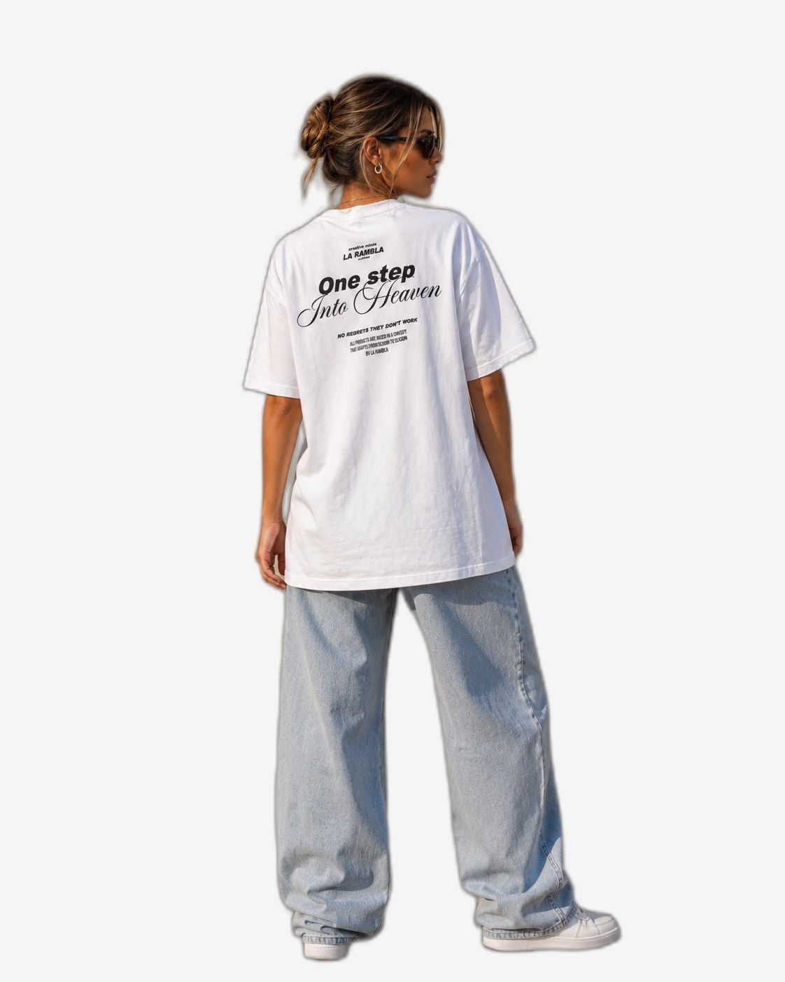 REMERA ONE STEP OVER LA RAMBLA